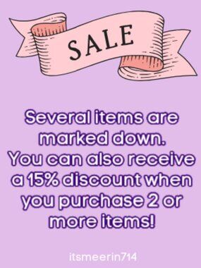 Shop the Clearance Sale!